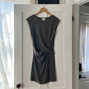 Seed Heritage Dark Gray Draped Dress